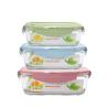 Buy cheap 680ml Snap Locking Airtight Glass Meal Prep Container from wholesalers