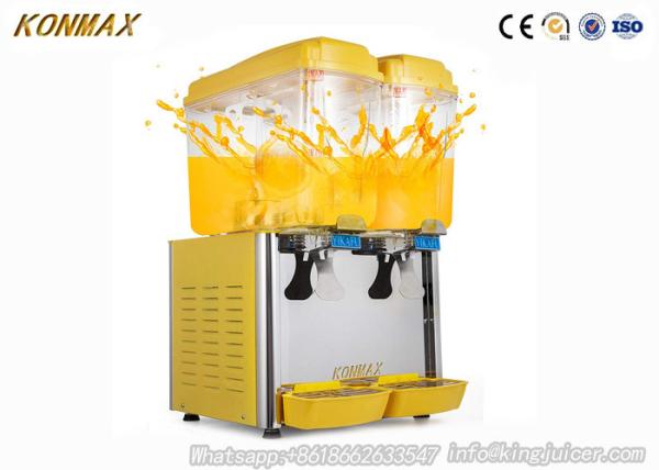 Buy cheap CE Certificate 2 tank Stainless Steel Drink Beverage Cold Juicer Drink Juice Dispenser from wholesalers