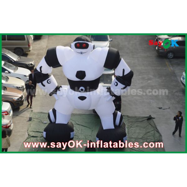 Advertising Inflatable Cartoon Characters , Inflatable Robot Costume