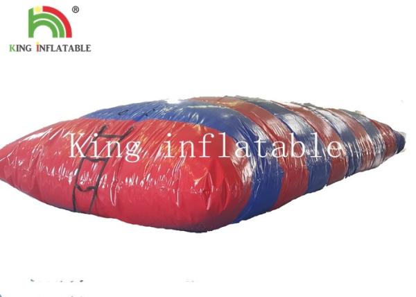 Buy cheap Heat Sealing Colorful Blow Up Water Pillow / Tower Blob PVC Water Toy For Water park from wholesalers