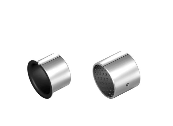 Quality Steel Backed Bronze Bearing Flange Bushing Low - Maintenance For Air Compressor for sale
