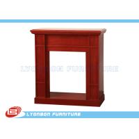 Buy cheap Modern Red Decorating Fireplace Mantels For Home , Polished Surface product