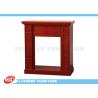 Buy cheap Modern Red Decorating Fireplace Mantels For Home , Polished Surface from wholesalers