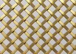 Decorative Woven Gold Wire Mesh 2m OEM SGS