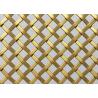 Buy cheap Decorative Woven Gold Wire Mesh 2m OEM SGS from wholesalers