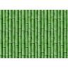 Buy cheap Bamboo Embossed Peelable Durable Velvet Flock Wallpaper Green / Yellow from wholesalers