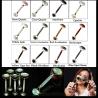 Buy cheap A Grade Natural Green Gemstone Jade Facial Roller from wholesalers