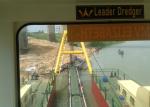 River Lake Portable Gold Dredge , Gold Dredge Machine 350mm Pipe Diameter
