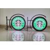 Buy cheap Outdoor Store Round LED SignP4 5000 nits Double Sides Waterproof LOGO Screen from wholesalers