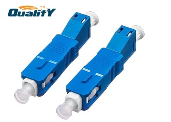 Buy cheap Blue Color Optical Fiber Conversion Adapter High Corrosion Resistance from wholesalers
