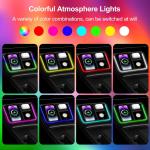 Interior Car Atmosphere Light for Tesla Model 3 Y Center Console Dashboard Touch