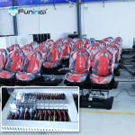 Shopping Mall 5D Movie Theater Customized Square Design For 9-48 Seats 3 Monthly
