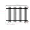 Buy cheap Colors House Gate Designs And Wrought Iron Fence / Steel Fence from wholesalers