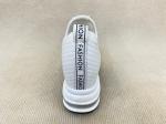 Mesh Upper Womens White Platform Loafers PU Outsole Flatform Loafers