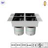Buy cheap Square Trim Aluminum Housing 12W/2X12W/3X12W/4X12W Recessed Downlight Interior Lighting LED Ceiling Down Light from wholesalers