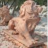 Buy cheap Nature Stone carving lions statue pink marble animal sculpture,stone carving supplier from wholesalers