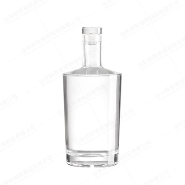 Buy cheap OEM/ODM Acceptable 750ml Thick-bottomed Prismatic Glass Bottle for Vodka from wholesalers