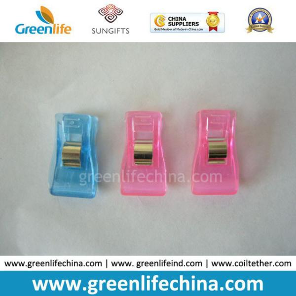 Buy cheap Manufacturer Supply Plastic Paper Holder Clips in Transparent Colors from wholesalers