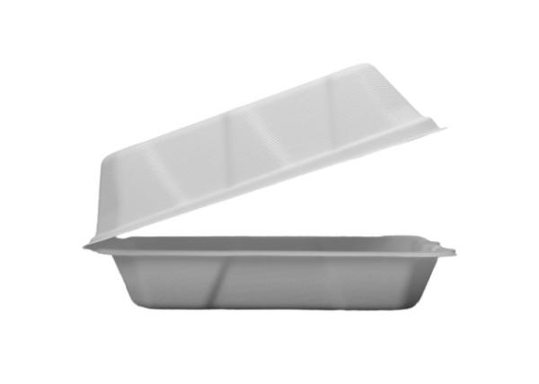 Buy cheap 8×8 Inches Meal Clamshell Biodegradable Takeout Containers from wholesalers
