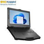 win10/11 15.6 Inch Rugged Portable Computer Tough Laptop with NFC 5G RS232 Wifi
