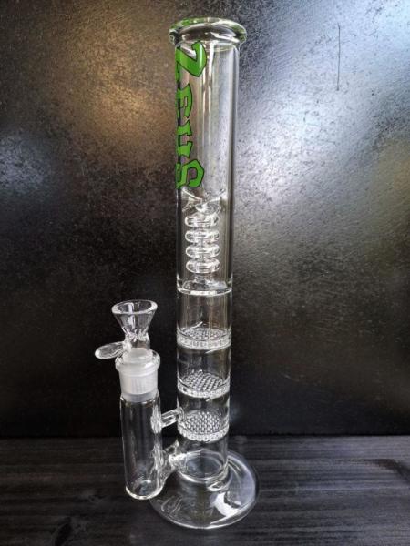 Buy cheap Three Layer Recycler Glass Bong Honeycomb Ablets Filter Bongs 12.5 Inch 18.8mm Joint from wholesalers