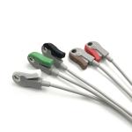 5831400 Leadwire And Trunk Cable ECG 5 Lead Cable Undetachable ,Grabber ,AHA ,4