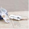 Buy cheap terling Silver Pearl Vintage Feather Dangle Earring (051023W) from wholesalers