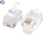 Buy cheap Unshielded RJ11 4P4C Modular Plug Boot For Data Center from wholesalers