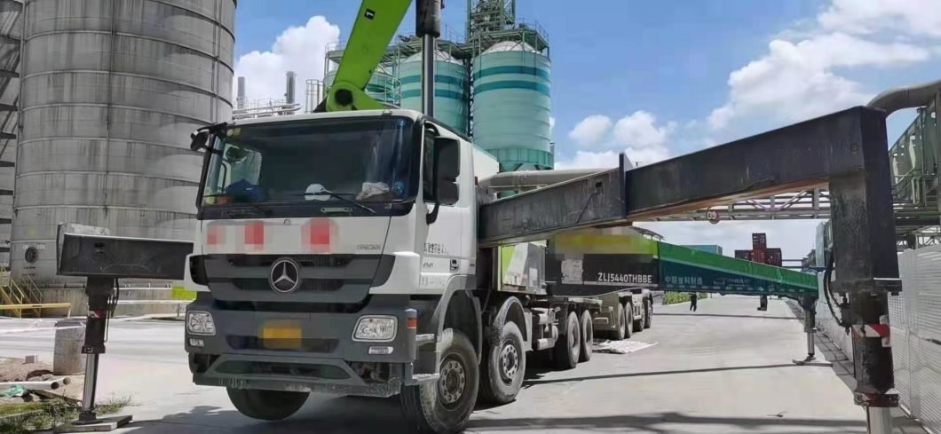 Zoomlion 56meter Recent Concrete Pump for Ready Mixer Used Equipment