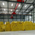 160Pcs ivory white insulated glass wool sandwich roof panel5950 X 960 X 50mm for