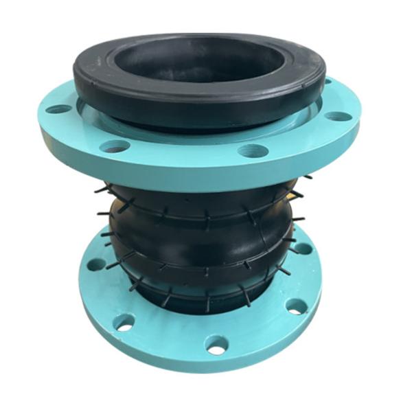 Buy cheap Jis 10k Carbon Steel Flange Bellow Twin Sphere Rubber Expansion Joint Length 165~400mm from wholesalers