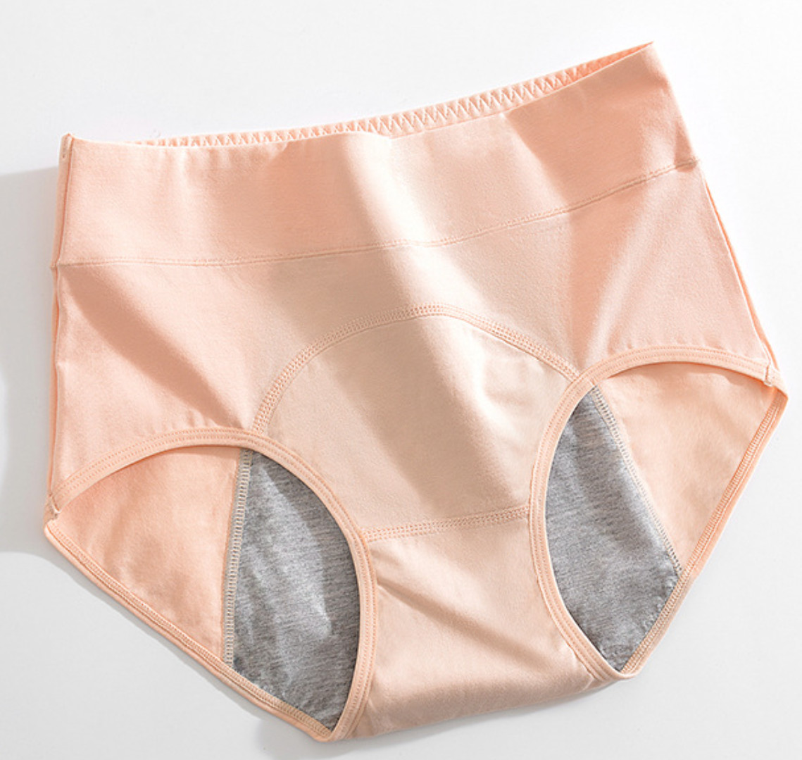 3 Layer Plus Size High Waist Classic Female Period Panties Breathable Menstrual Underwear For Women