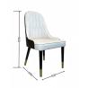 Buy cheap Unfolded Leatherette Restaurant Hotel Restaurant Chairs Furniture Solid Wood from wholesalers
