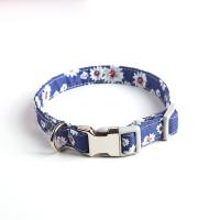 Buy cheap Floral Pattern Smart Dog Collar Small Medium Large Nylon Red Dog Collar product