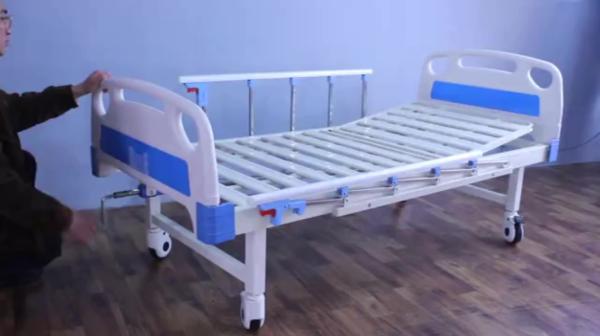 Buy cheap 2150mm 750mm Multi Function Manual Hospital Beds 3 Cranks Patient Room from wholesalers