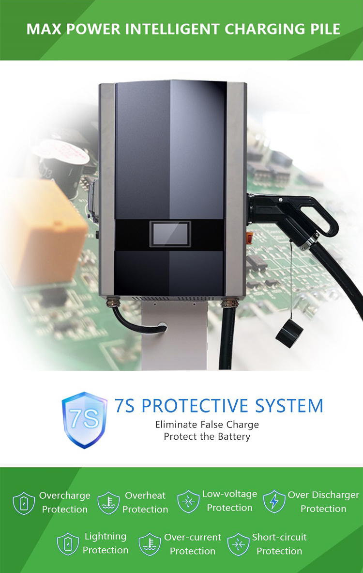 EN 61851 Output Current 60A OCPP Jason Credit Card Wallbox 20kw DC CCS2 Europe Standard EV Charger Station for Charging