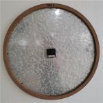 Circular Antique Big Digital Analog Metal Wall Art Clock