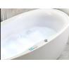 Buy cheap Space Saving Oval Freestanding Tub Contemporary Soaking Tub Simple Design from wholesalers