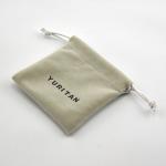 Suede Velvet Fabric Drawstring Gift Bags 25x30cm For Shopping