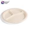 Buy cheap Online shopping high quality disposable food cornstarch plastic plate with 3 compartments from wholesalers