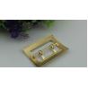 Buy cheap Handbag hardware accessories zinc alloy gunmetal color square 2 inch double pin belt buckle from wholesalers
