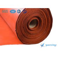 Buy cheap 1.5mm Silicone Coated Fiberglass Fabric Fireproof Gasket For Steel Works product