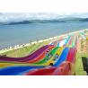 Buy cheap Multi Color Commercial Fiberglass Water Slides Outdoor Play Equipment from wholesalers