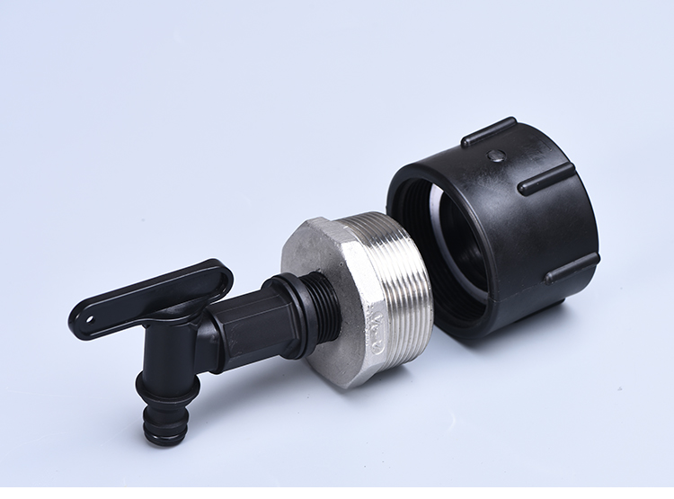 S60*6 Non Leakage IBC Tank Drum Plastic Fittings Check Valve for Irrigation Connector