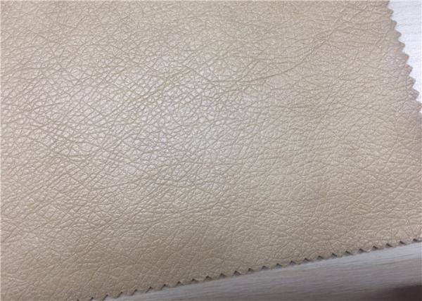 Buy cheap Handfeeling Sofa Leather Fabric PU Surface Material Anti - Mildew from wholesalers