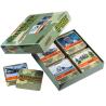 Buy cheap 6cmx6cm CMYK Printed Playing Card Art paper mounted 2mm gray hardboard from wholesalers