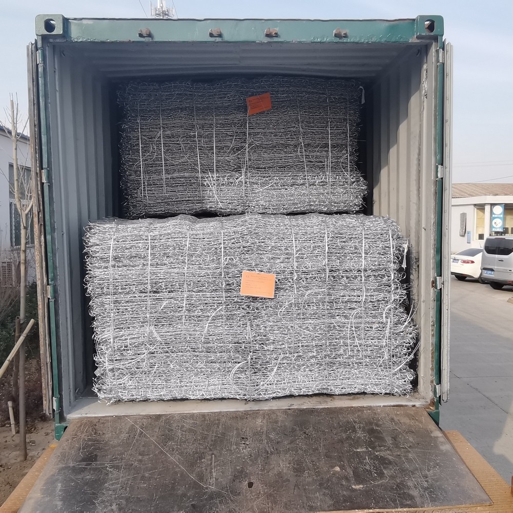Galvanized Gabion Basket Sturdy Metal Mesh For Quick River Bank Protection