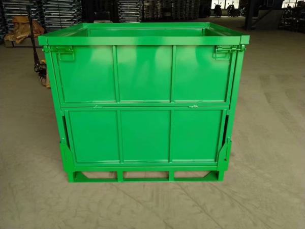 Buy cheap Manufacturer sale industrial metal stackable pallet cage from wholesalers