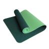 Buy cheap hot sale dark green/mint TPE yoga mat from wholesalers