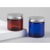 Buy cheap Amber Blue Green Color Transparent PET Plastic Jar With Sliver Aluminum Cap from wholesalers